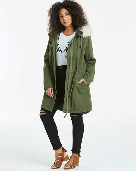 petite parka jacket