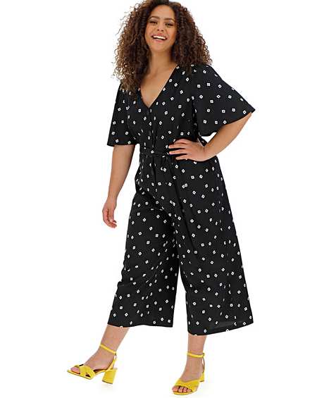 oasis angel sleeve jumpsuit