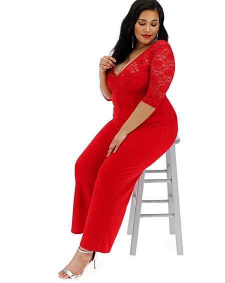 simply be red jumpsuit