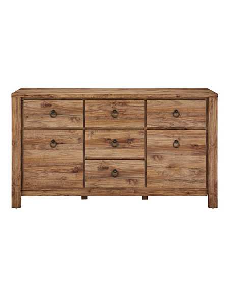 Living Room Self Embly Sideboards Cabinets Sumatra 2 Door 5 Drawer Sideboard