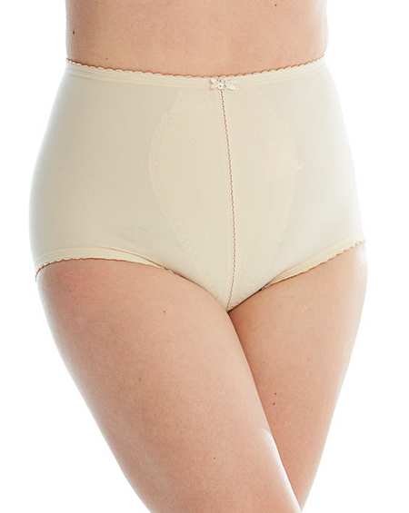 I Can't Believe It's a Girdle Maxi Control Brief White L (14