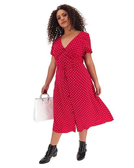 simply be red dress