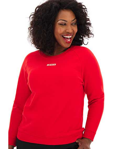 levi's red jumper womens