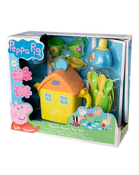 peppa pig deluxe house tea set