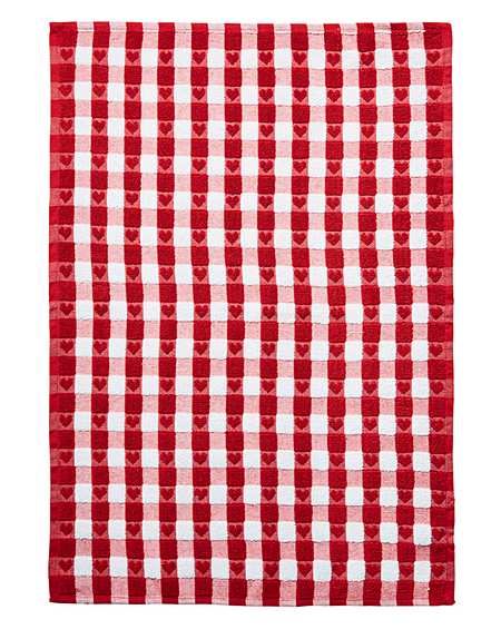 red terry tea towels