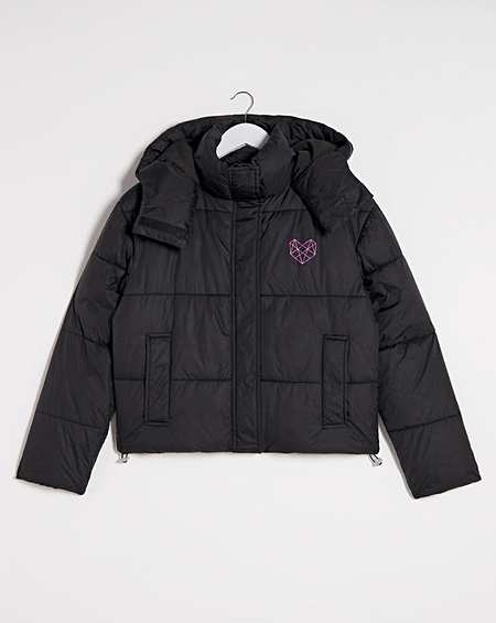 pink soda padded jacket