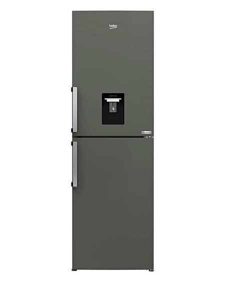 beko harvestfresh cfp3691dvg fridge freezer graphite