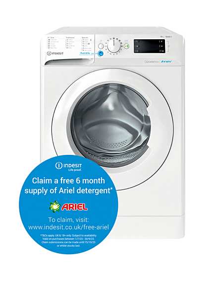 indesit 10kg 1600rpm washing machine