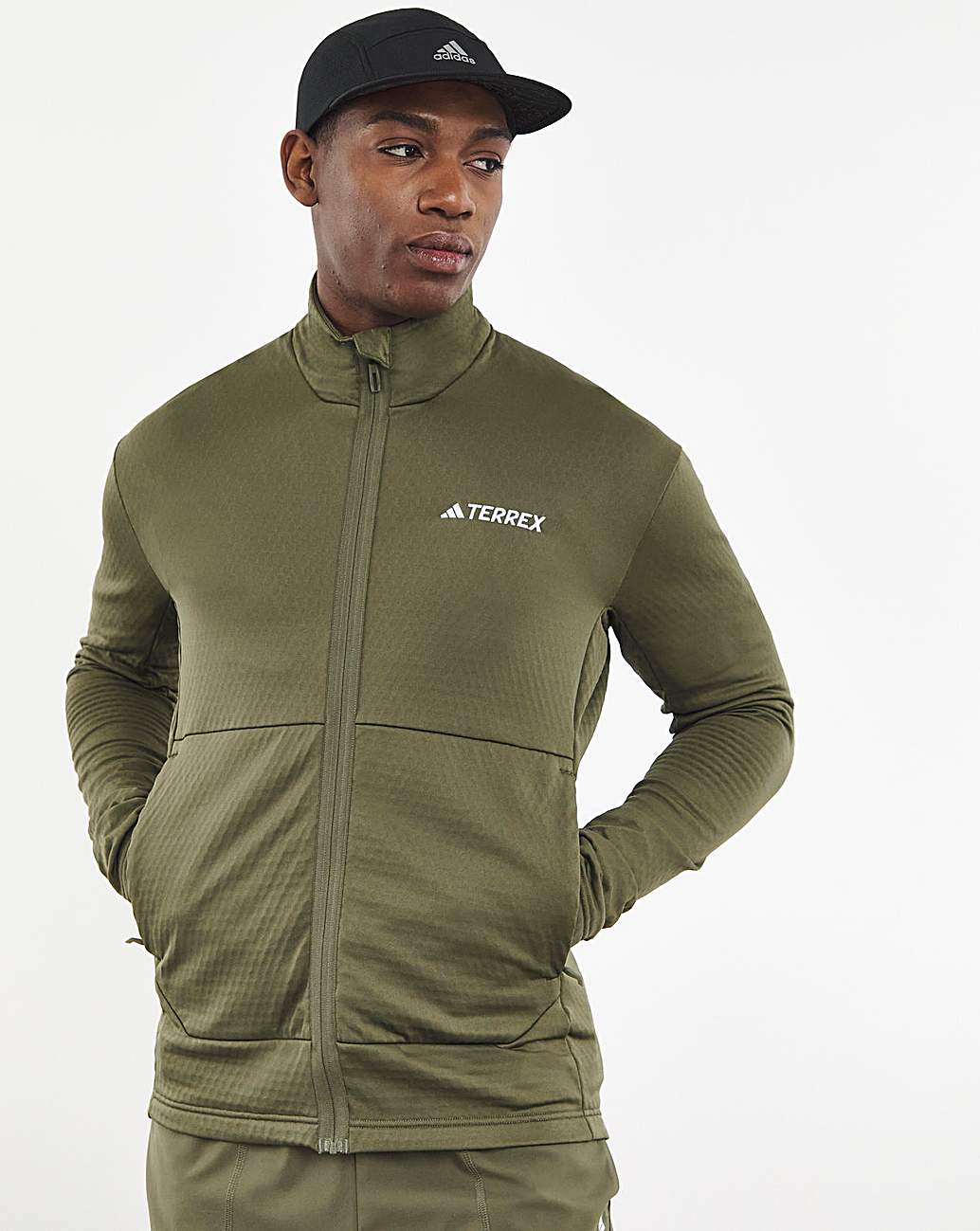 adidas Terrex Full Zip Fleece Jacket Premier Man