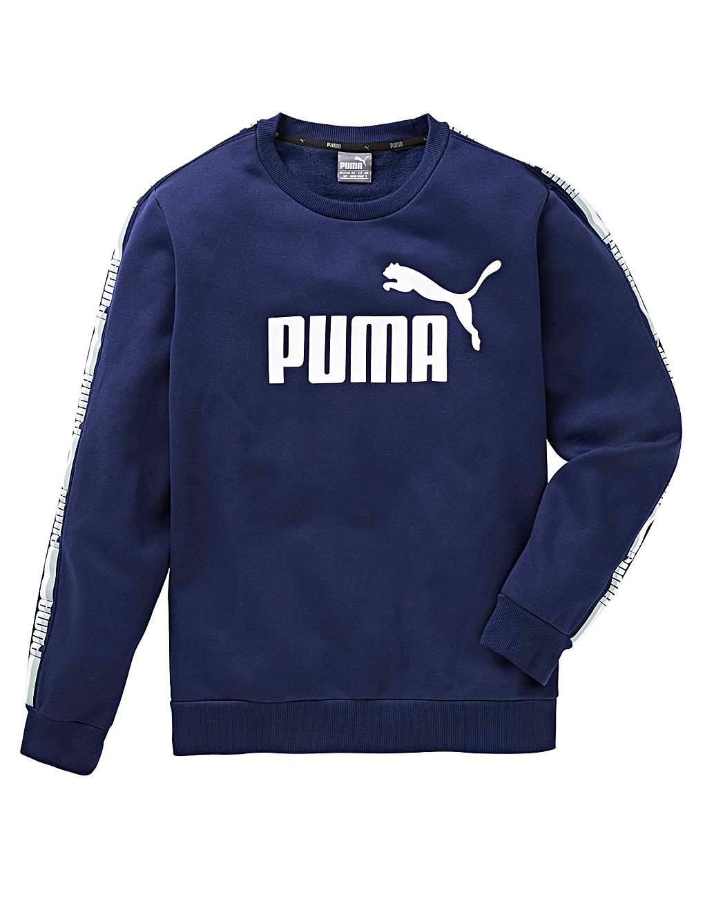 puma elevated essential tape sweatshirt