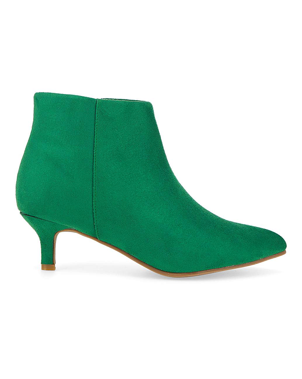 Flexi Sole Kitten Heel Ankle Boots Extra Wide EEE Fit
