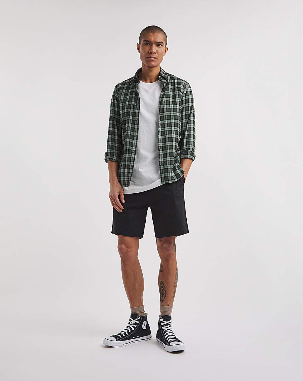 High top vans and on sale shorts