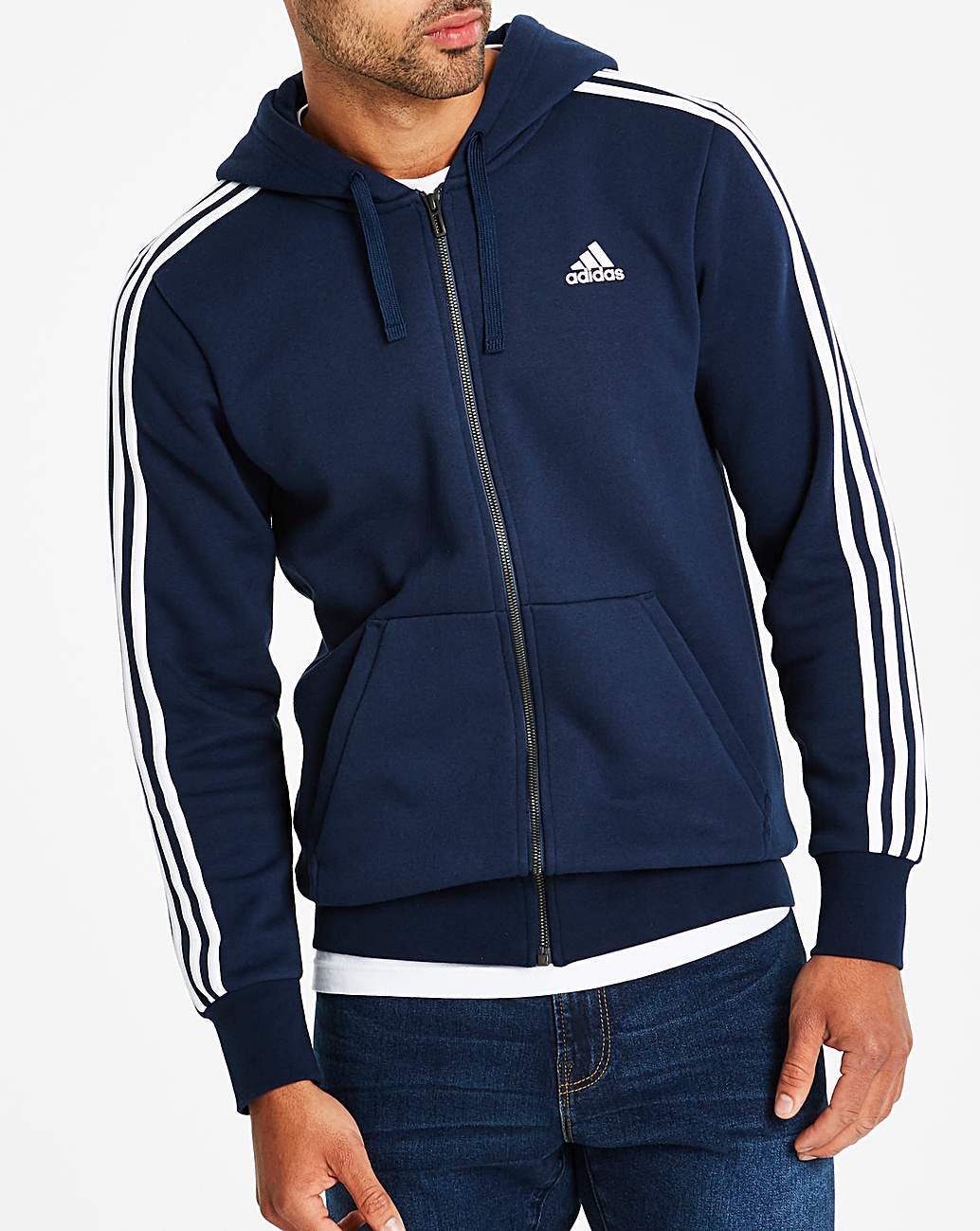 adidas hoodie no zip