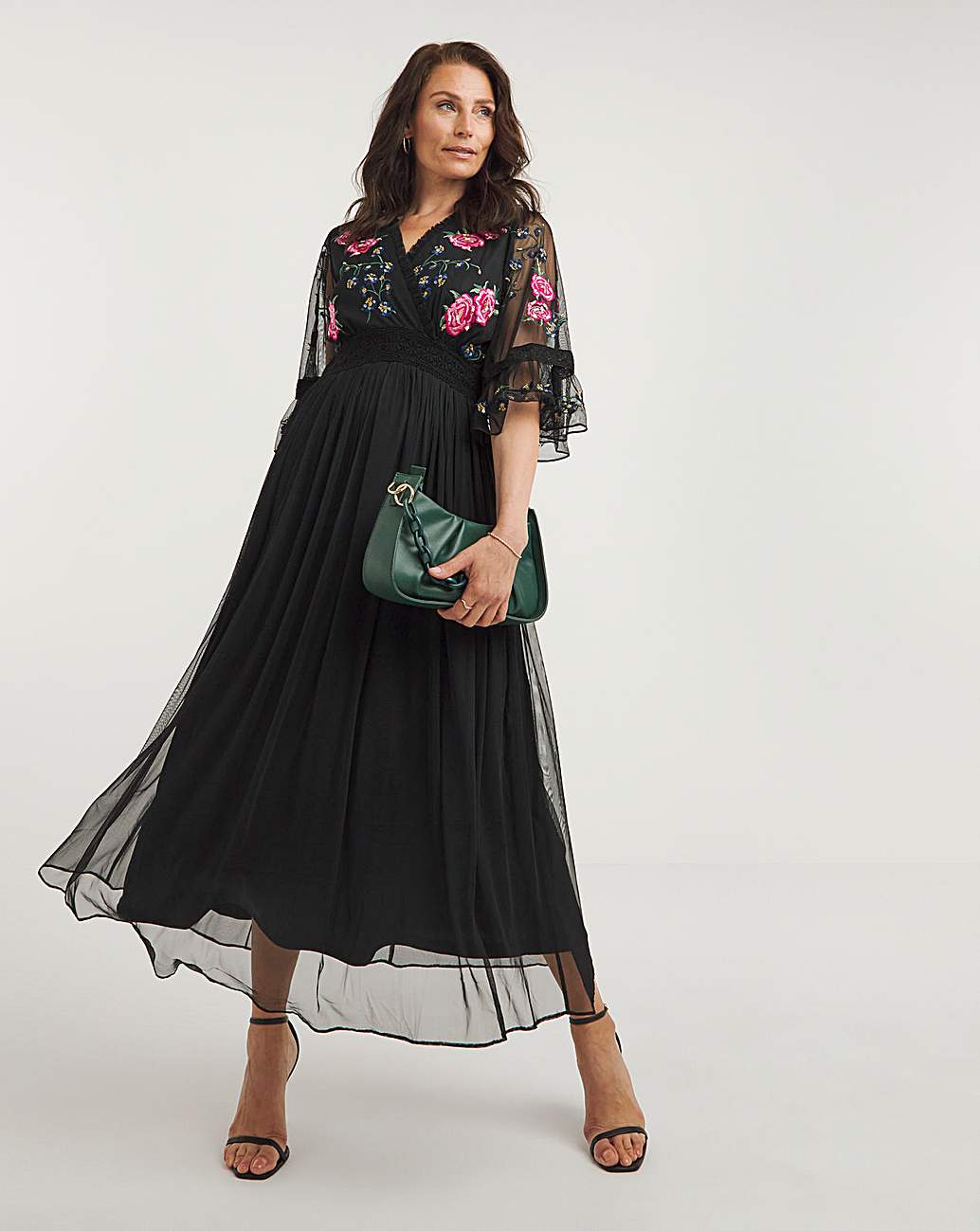 Joanna Hope Embroidered Maxi Dress Oxendales