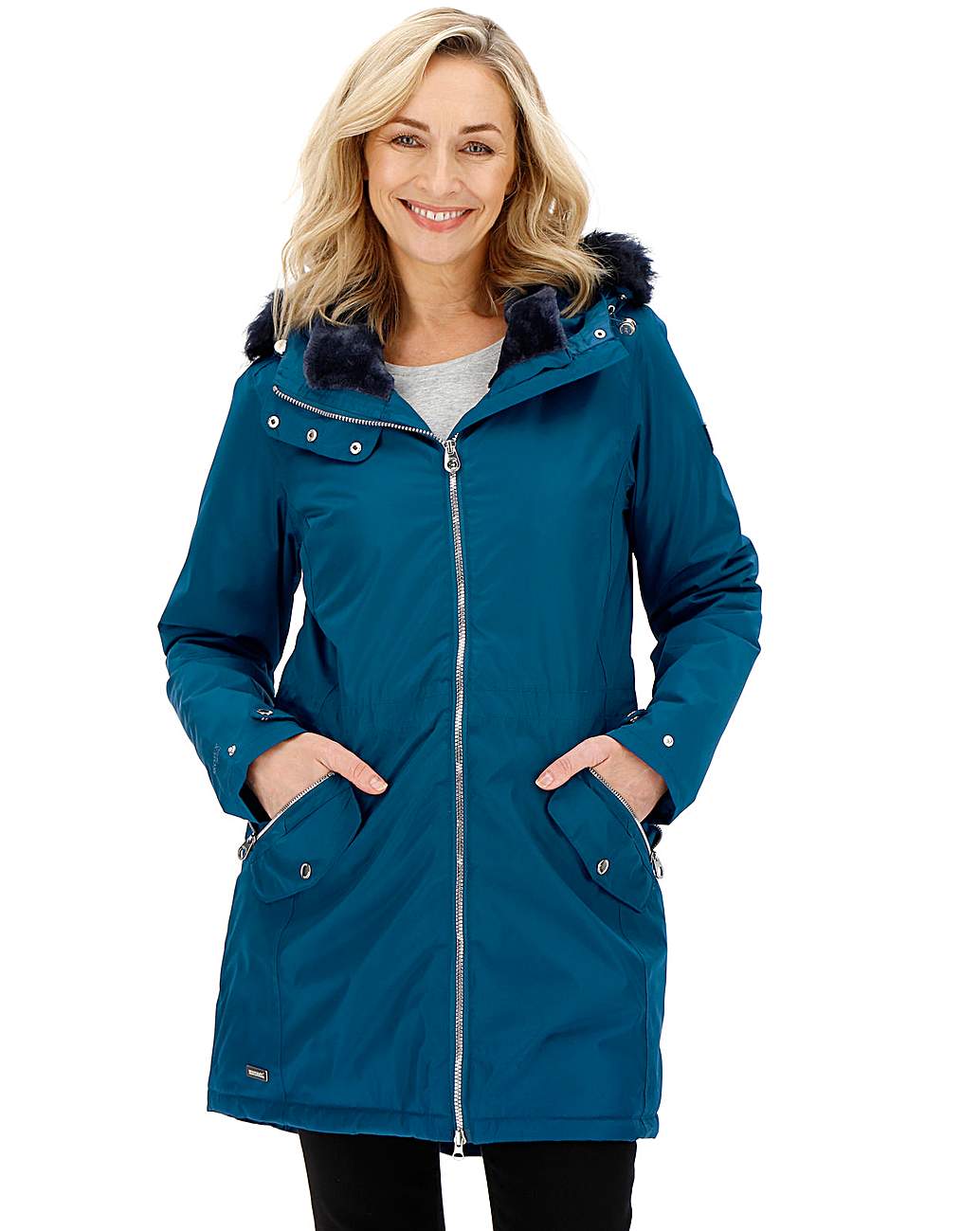 regatta lexia coat blue