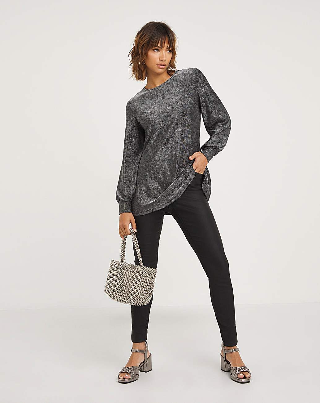 Long Sleeve Cut Out Back Detail Top | Crazy Clearance