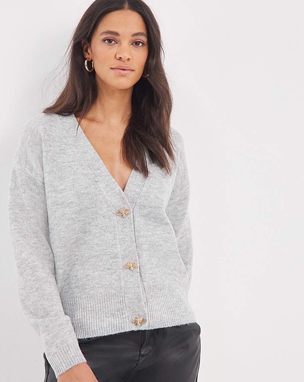 button back cardigan