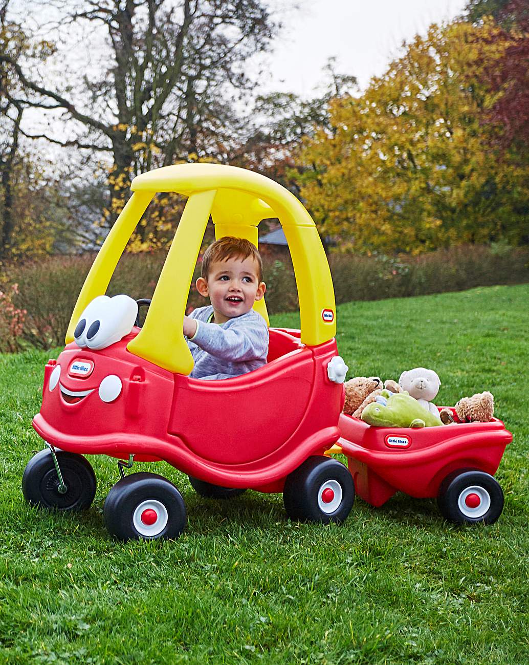 cozy coupe and trailer