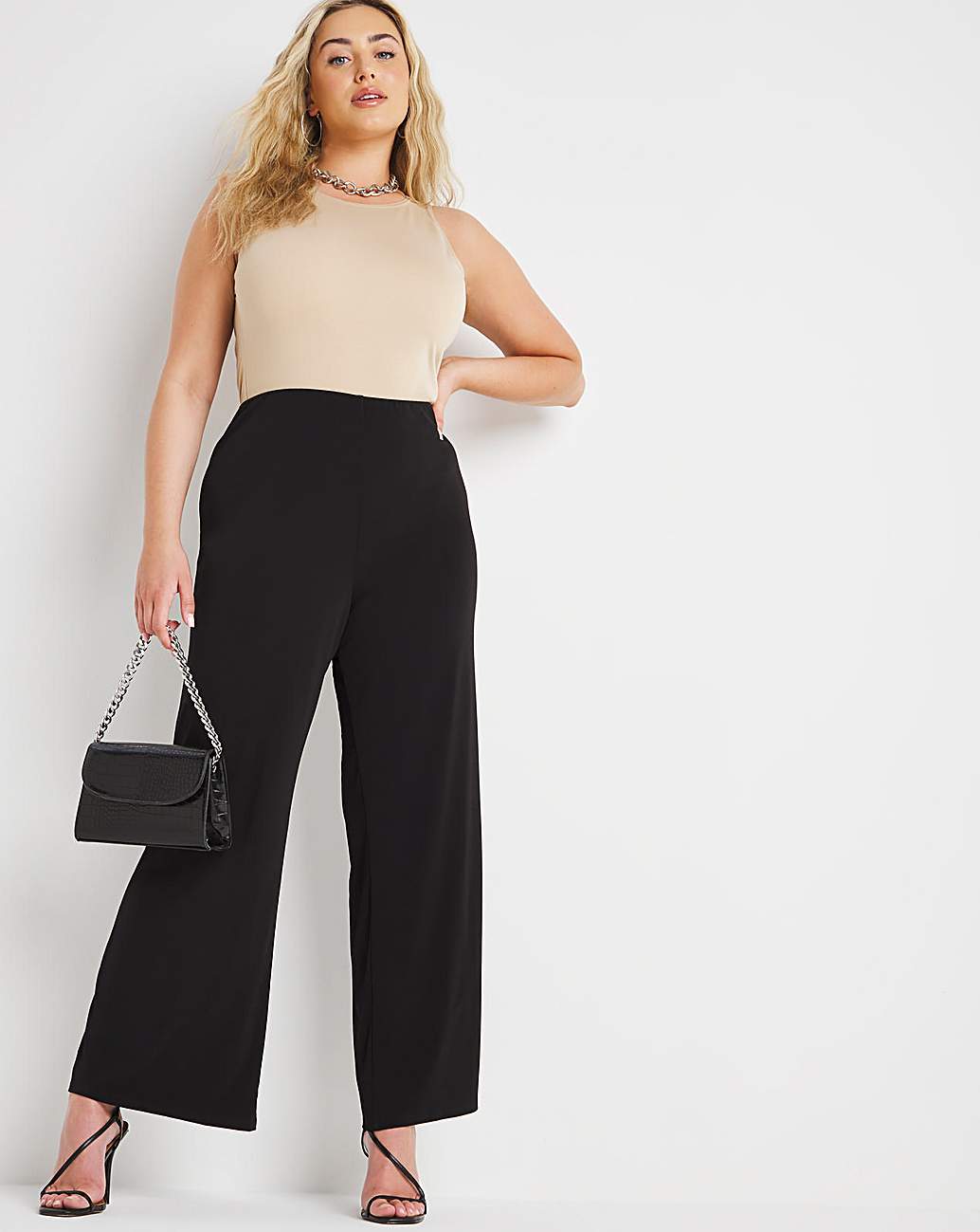 Joanna Hope luxe Jersey Palazzo Long 