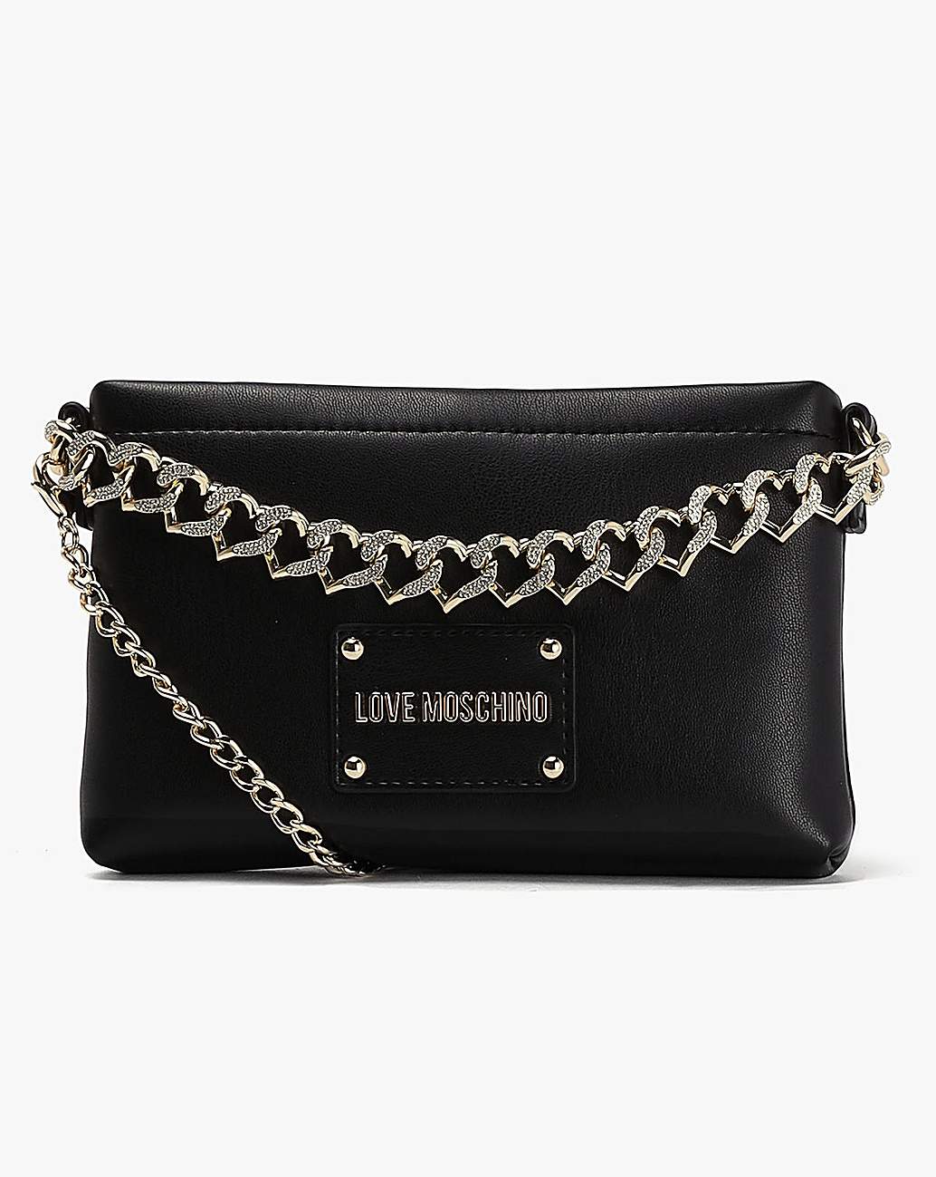 Love Moschino Strass Heart Shoulder Bag Simply Be