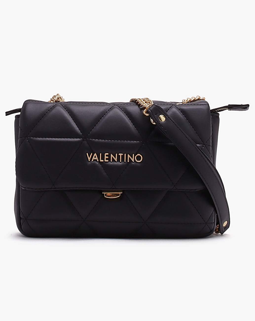 Black quilted valentino bag store