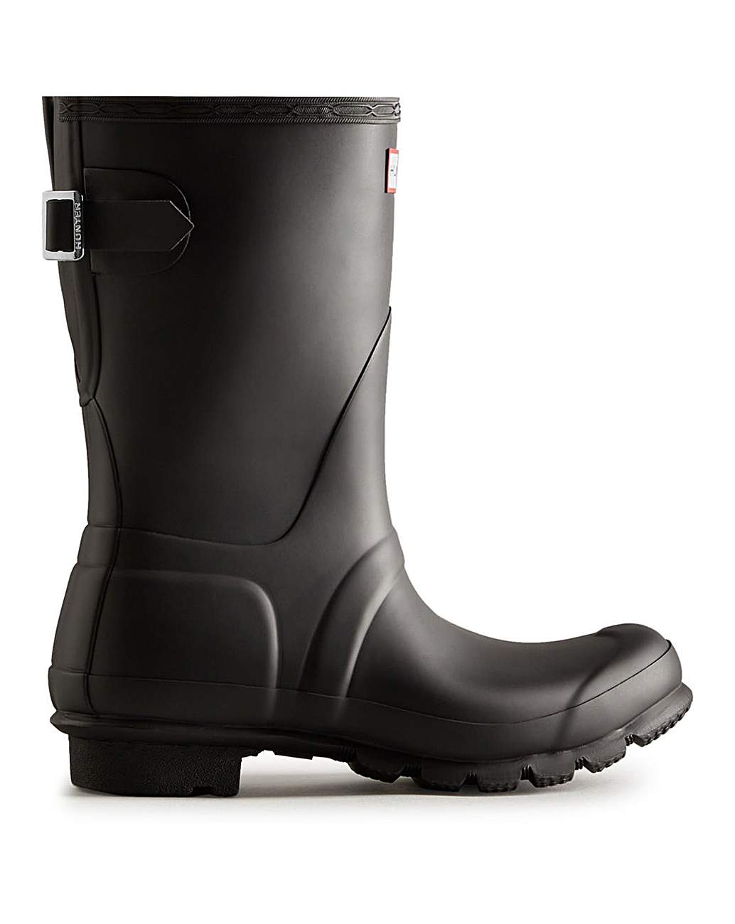 Short black hot sale rubber boots