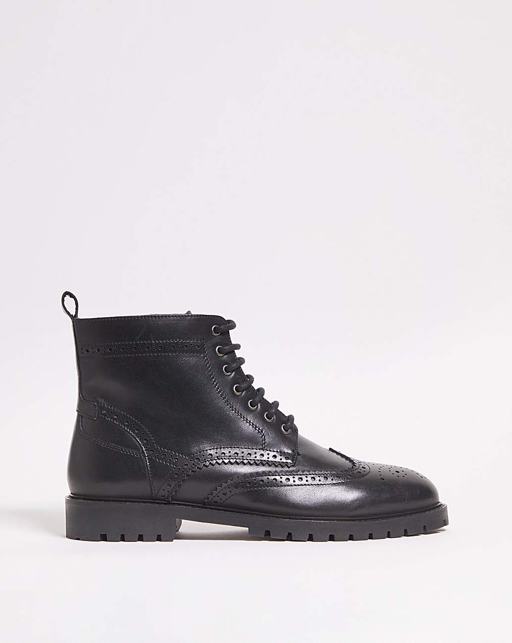 Base london hopkins brogue boots store in black