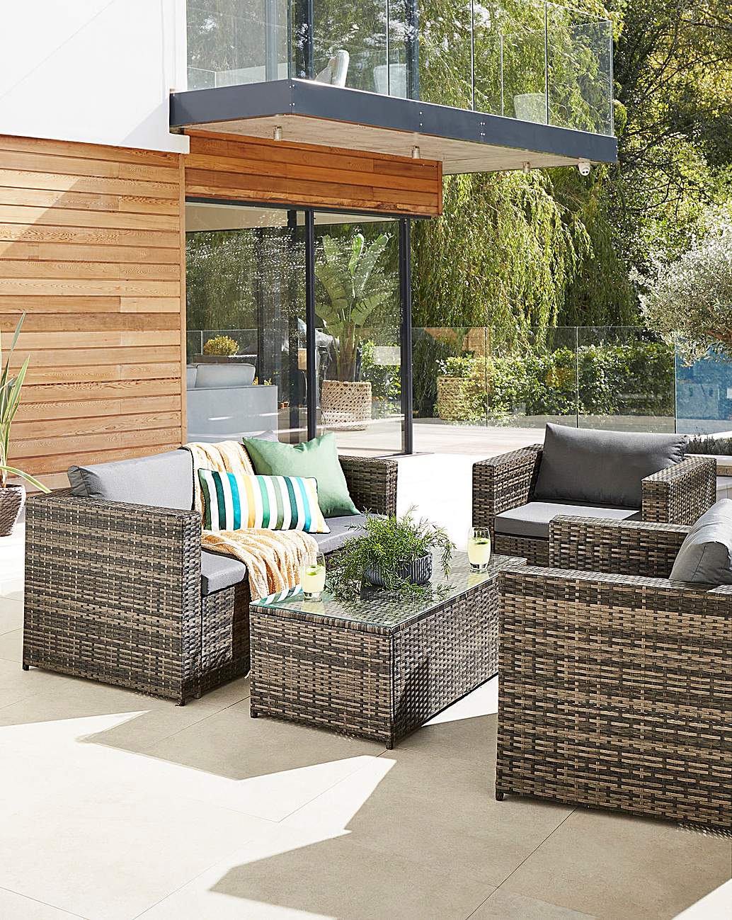 Cadiz rattan garden discount furniture