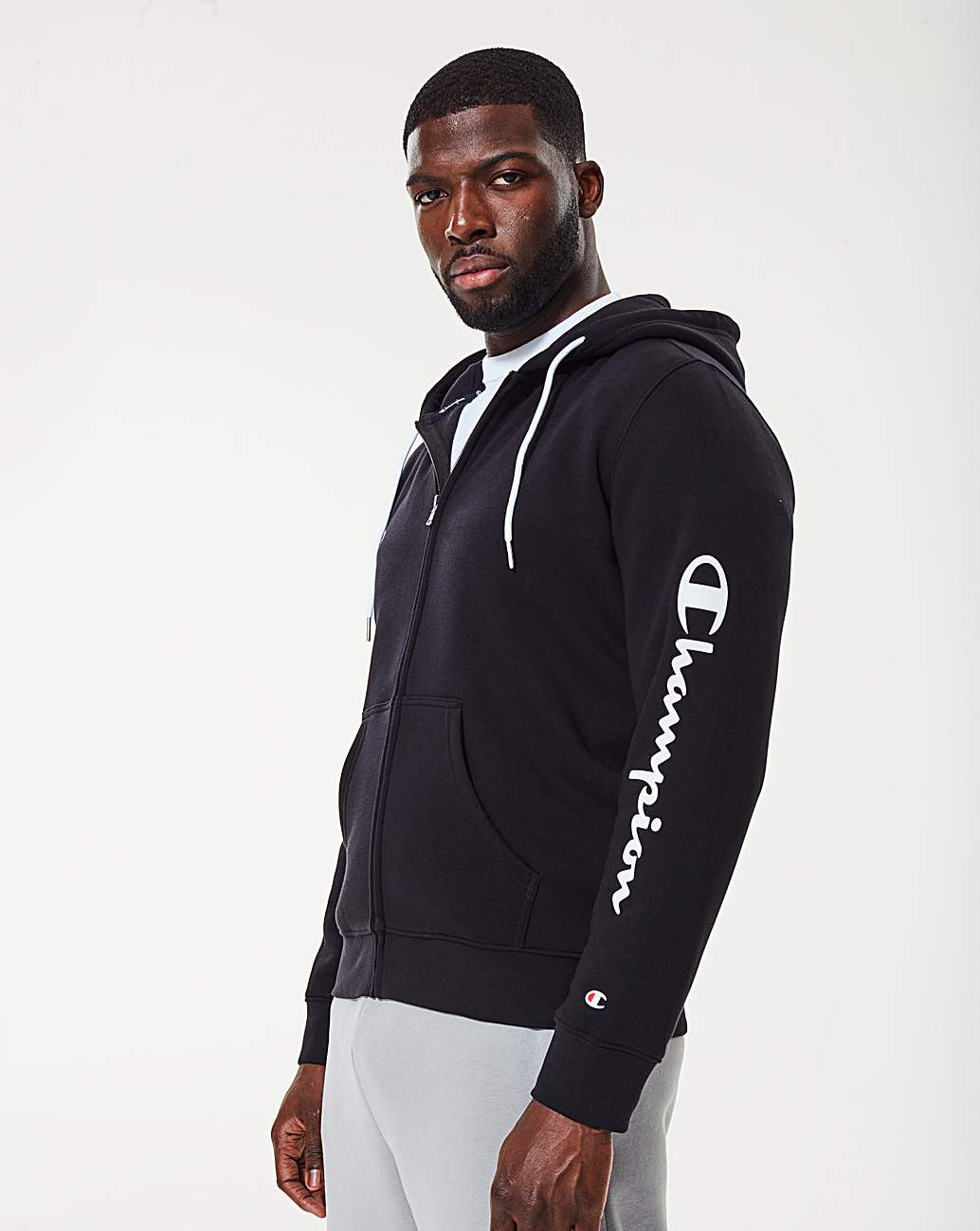 Champion Hooded Full Zip Sweatshirt Ambrose Wilson