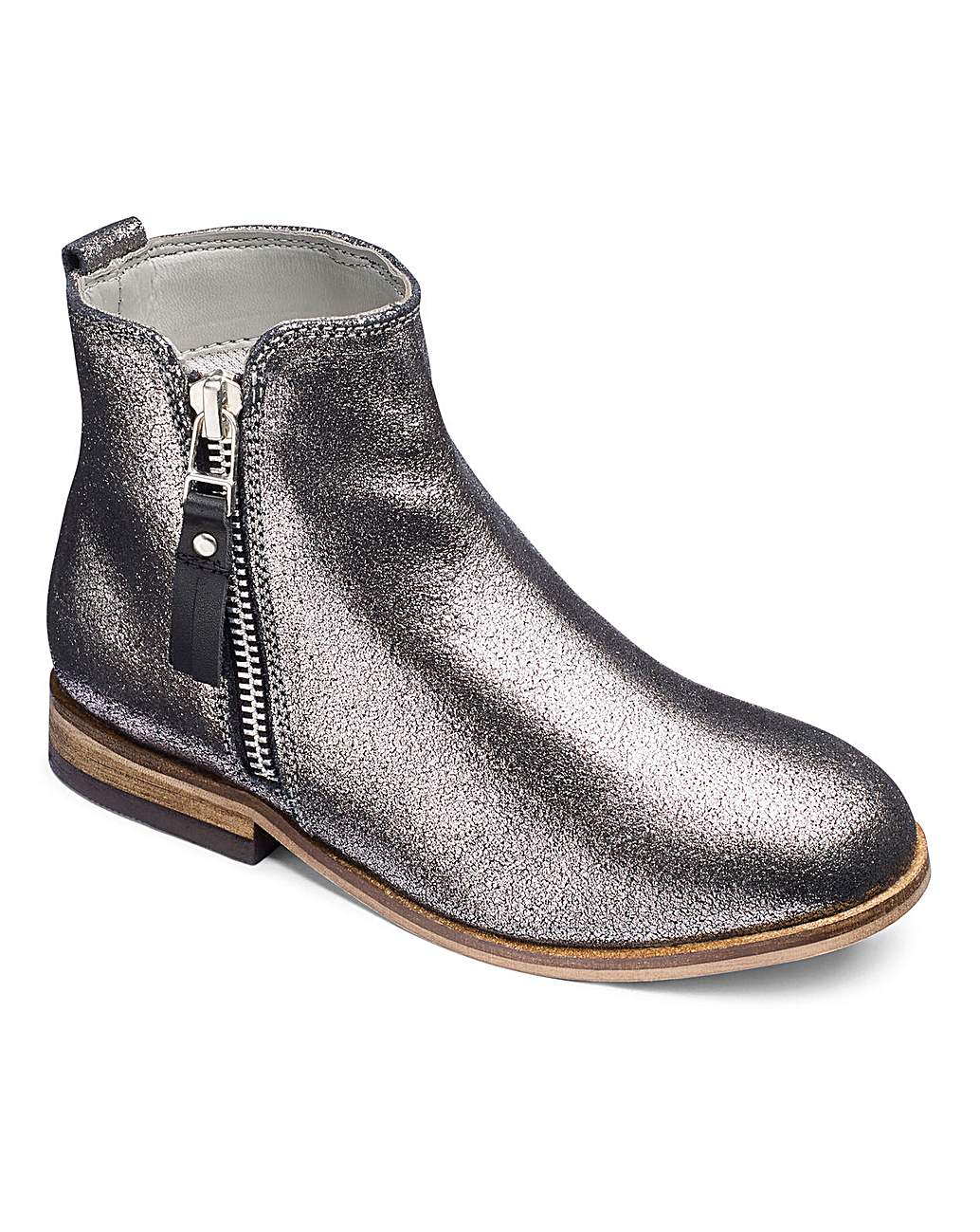 silver girls boots
