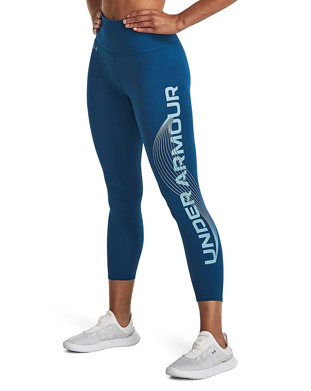 Navy blue best sale under armour leggings