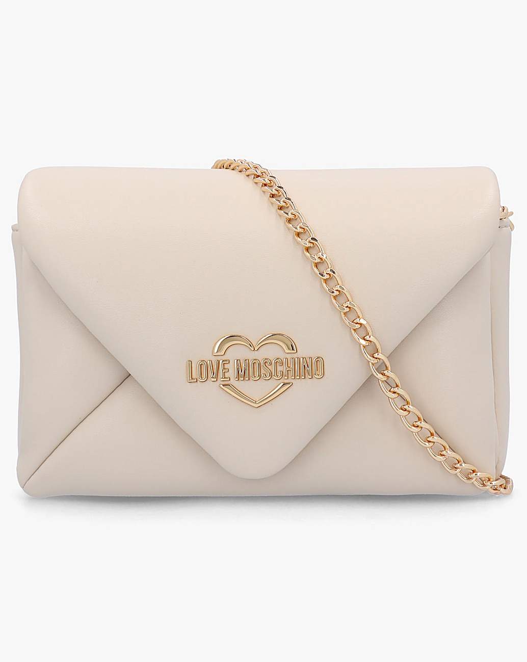 Love Moschino Envelope White Shoulder Simply Be