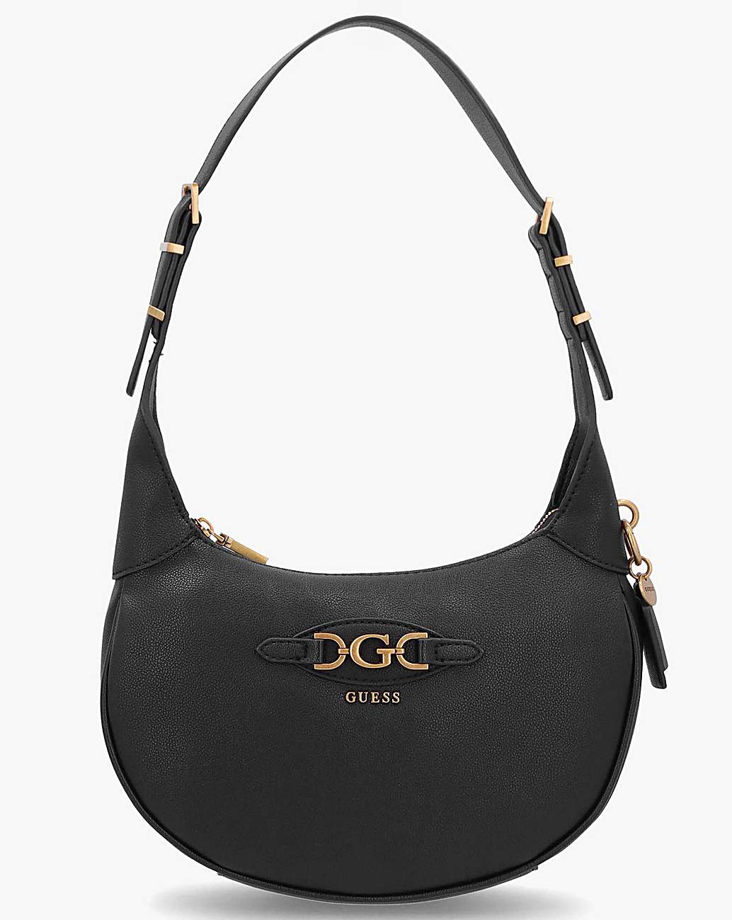 Guess digital hobo bag black best sale