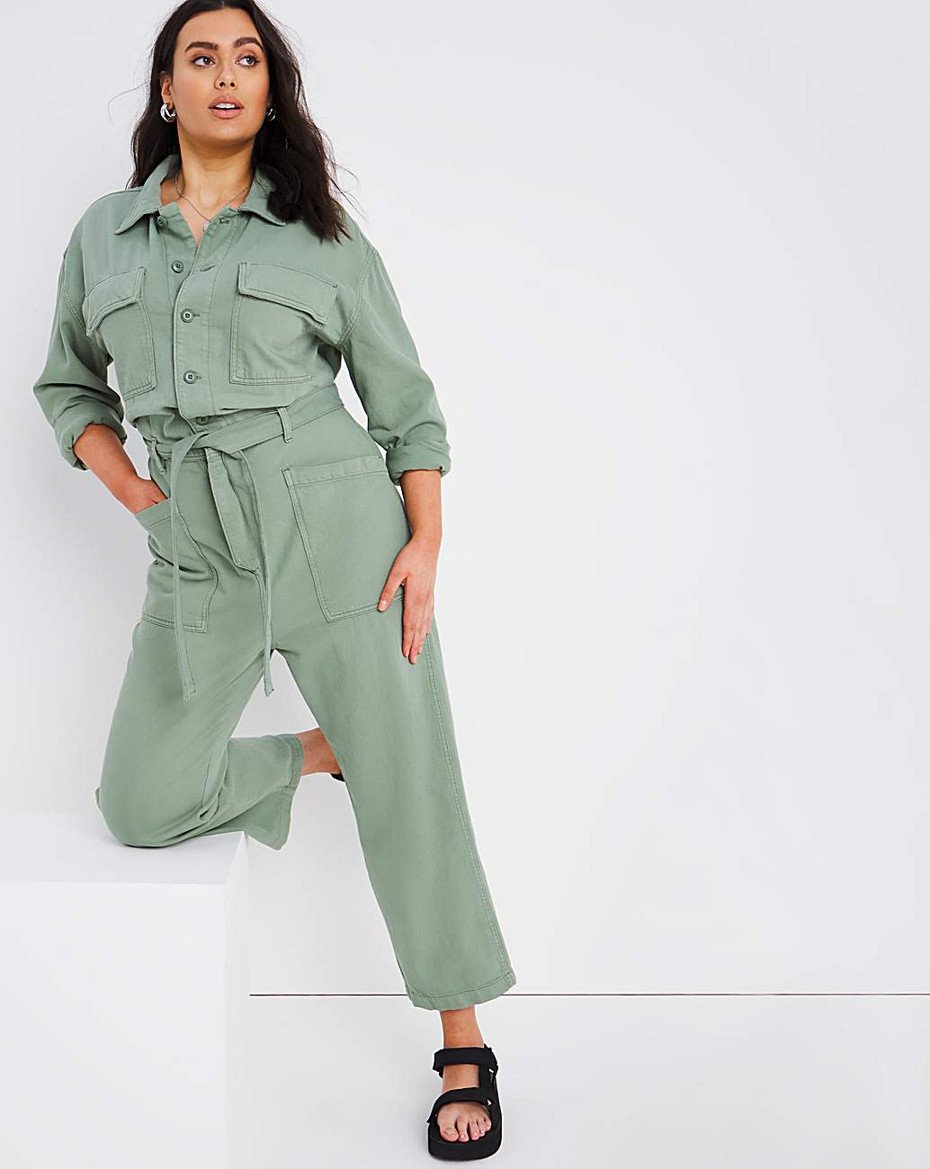 Surplus Jumpsuit in Gray Twill – Conscious Clothing