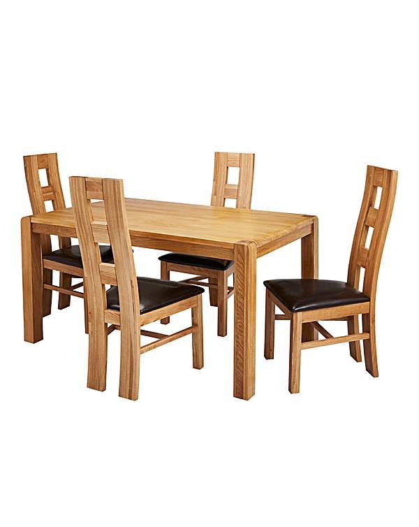 Hendon Oak Dining Table 4 Rutland Chairs Hendon Oak Dining Table 4 Rutland Chairs