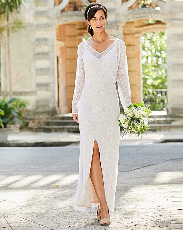 joanna hope beaded bridal dress