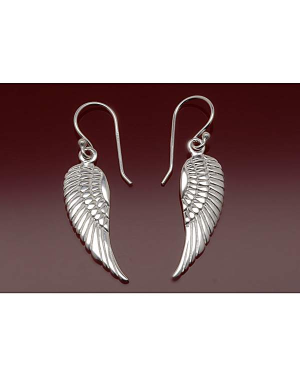 Sterling Silver Angel Wing Earrings Sterling Silver Angel Wing Earrings