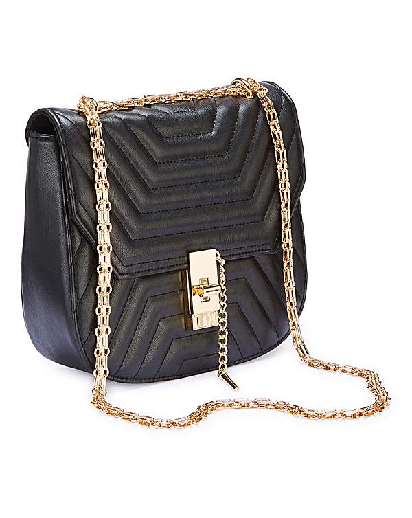 Black Quilted Shoulder Bag
