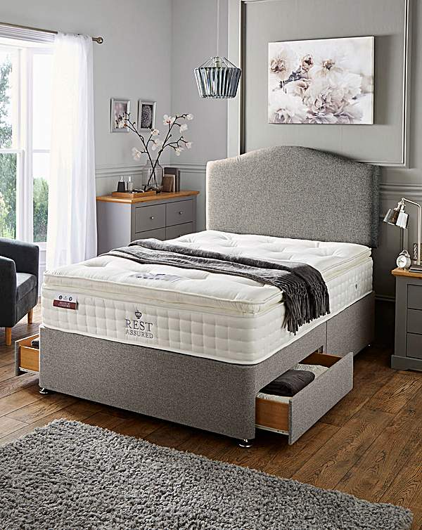 Rest Assured 2000 Memory Divan 2 Drawers