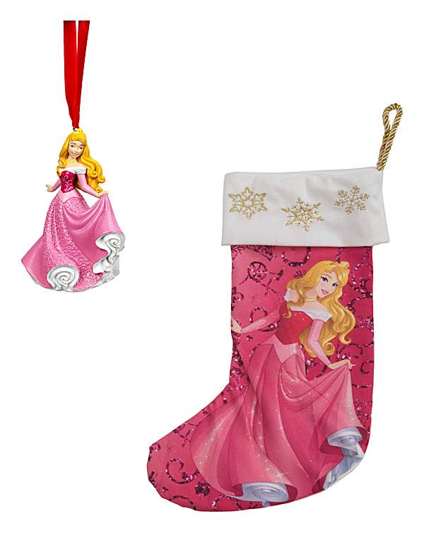 Disney Aurora Tree Ornament And Stocking