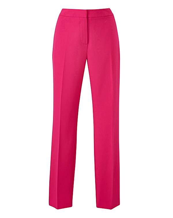 hot pink cigarette trousers