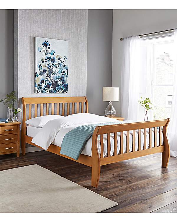 Aubrey Bed With Quilted Mattress