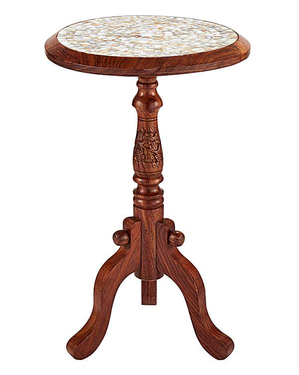 Emery Mother Of Pearl Side Table