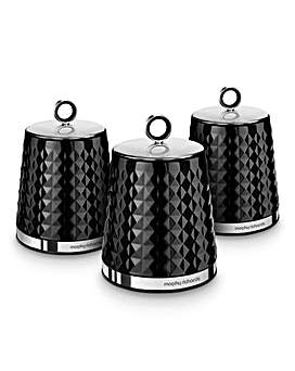 morphy richards dimensions tea coffee sugar canisters