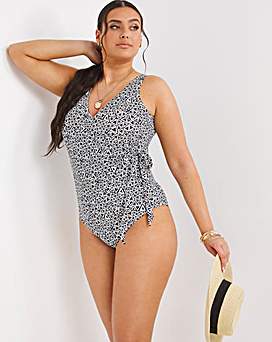 Stardust Sandbar Plus Size One-Piece Swimsuit - Black