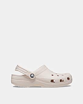 White leather online crocs