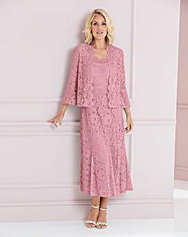nightingales lace dress and jacket