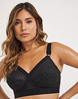 Playtex Cross Your Heart Bra Black