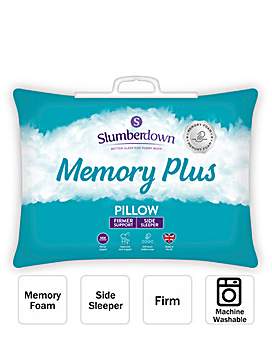 slumberdown memory foam pillow
