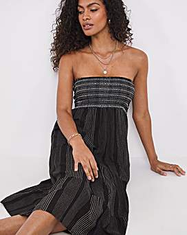 Bandeau Beach Dress | J D Williams